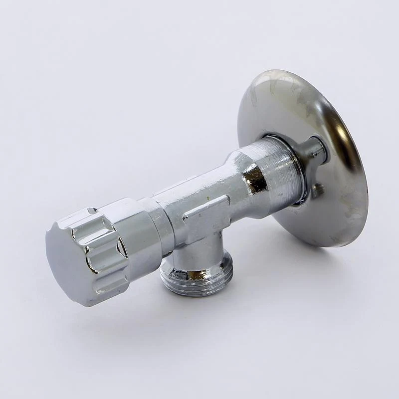 Robinet coltar cu ventil D. 1/2" x 3/8" FE/FE PN16 alama cromata cu reflector 348SD  ITAP 4