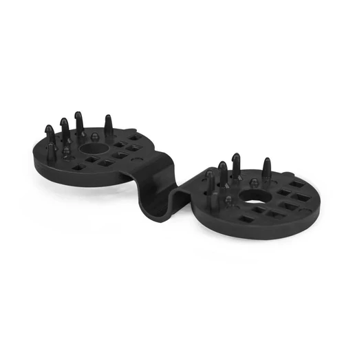 Clips plastic pentru plasa umbrire rotund (negru) BCK4-BK-L  BRADAS