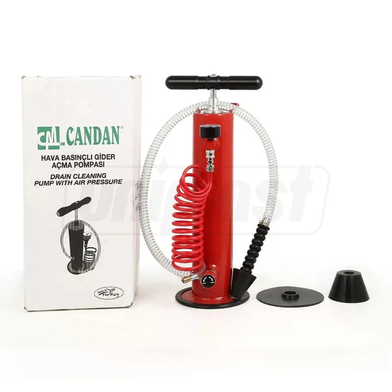 Pompa profesionala pentru desfundat tevi scurgere cu aer comprimat (D. 20-160, 10 bar)  CANDAN 3