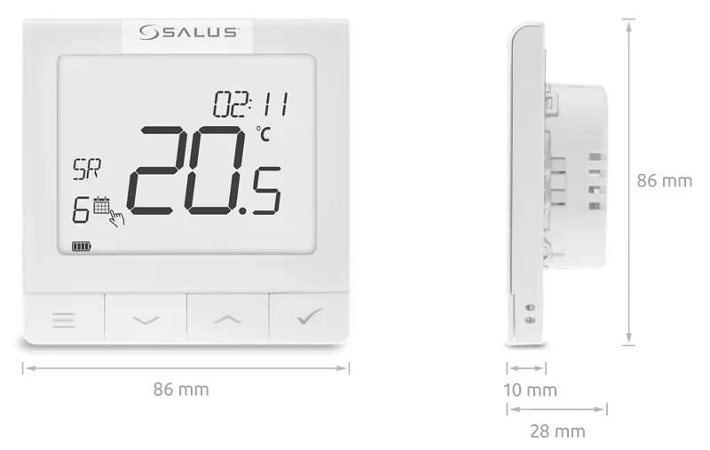 Термостат проводной WQ610 Open Therm Quantum  SALUS 3