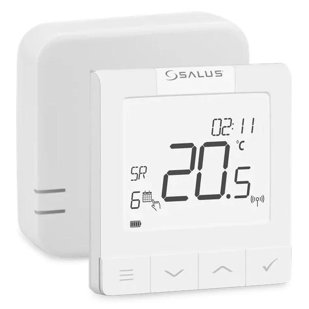 Термостат беспроводной, регулируемый WQ610RF Open Therm Quantum, RF  SALUS 2