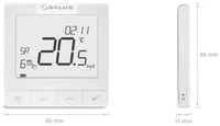 Термостат беспроводной, регулируемый WQ610RF Open Therm Quantum, RF  SALUS 3