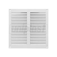 Grila ventilatie metal dreptunghiulara 300 x 100 mm (cu plasa metalica) (atnracit) MR3010A  EUROPLAST