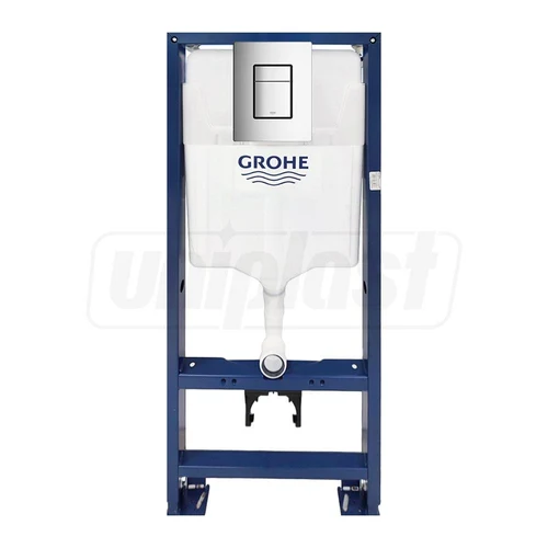 Инсталляция для подвесных унитазов GROHE Rapid SL 38772001, с кнопкой (Skate Cosmo Crom)