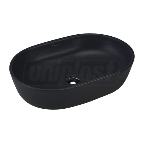 Lavoar 60 cm (negru mat) KNIDOS  EGE VITRIFIYE