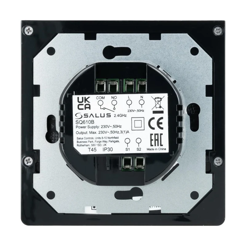 Термостат SQ610BEE (черный) Quantum  SALUS 4