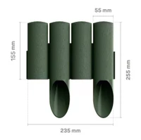 Огородная полисада (4 элемента комплект) L=2.35 м, H=155/255 (зеленый) 34-042  CELLFAST 4