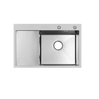 Chiuveta de bucatarie inox 3 mm ZERIX ZH (satin) dreapta 7849 R 2
