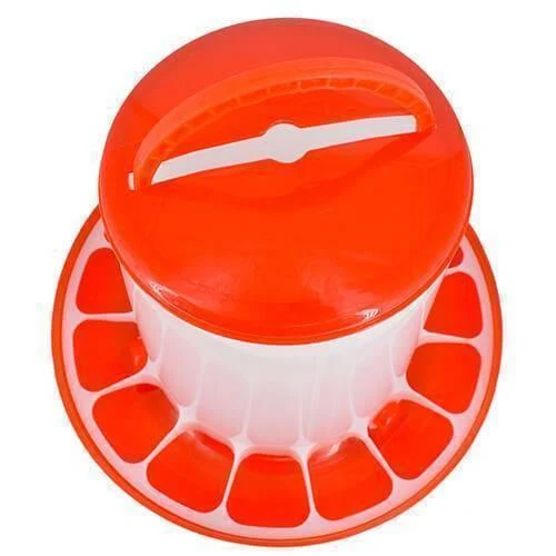 Hranitoare pentru pasari W9 cu capac rosu 2