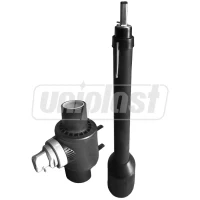 Vana PEHD cu tija telescopica Stop-Offvalve Poly PE100 D.225 10 bar Gas / 16 bar Water  +GF+ 3