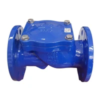 Supapa fonta de retinere flanse cu clapeta D. 80 (clapeta din cauciuc) PN10/16 L=260 mm (8 gauri)  WATO