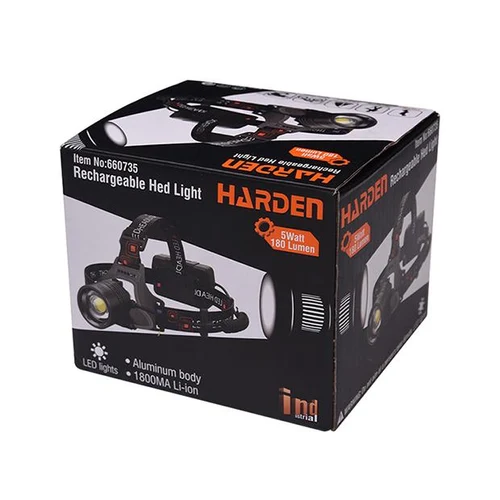 Lanterna frontala LED 5W/180LM (3 pozitii) Industrial  HARDEN
