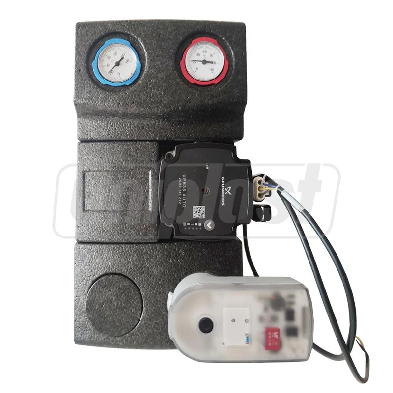 Grup de amestec D. 1" motorizabil 230 V, cu pompa Grundfos Art. 953 (in izolare)  ITAP 4