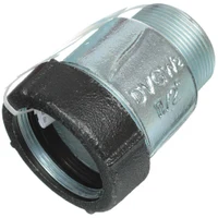 Переход зажимной чугунный IK D. 1.1/2" М (47.9-51.5 мм)  GEBO