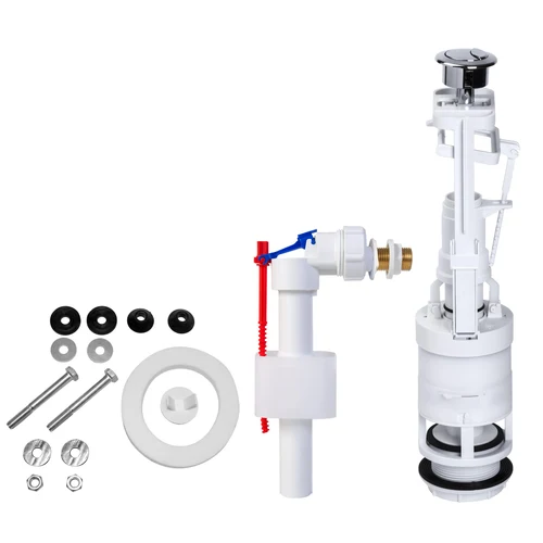 Mecanism complet pentru rezervor monobloc cu actiunea dubla, D. 1/2" filet cupru  STY-734-R  STYRON