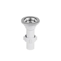Выпуск для сифона металлический с патрубком D. 1.1/4" x 65 У0100.3100  SOLOPLAST