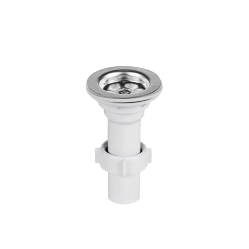Выпуск для сифона металлический с патрубком D. 1.1/4" x 65 У0100.3100  SOLOPLAST
