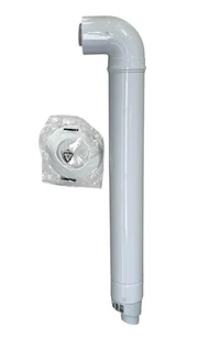 Conducta cos fum 90° pentru cazanele pe gaz set D. 60/100  TERMET