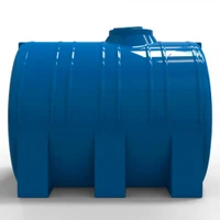 Rezervor apa 5000 L orizontal, oval (albastru) cu stut D. 2" 250x171x180 cm 2