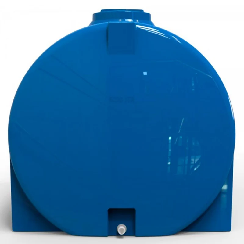 Rezervor apa 5000 L orizontal, oval (albastru) cu stut D. 2" 250x171x180 cm 3