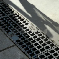 Gratar fonta canalizare cu rigola PP EASY L=1000 mm B=210 mm H=130 mm (150-100 mm) TN1433  MUFLESYSTEM 3