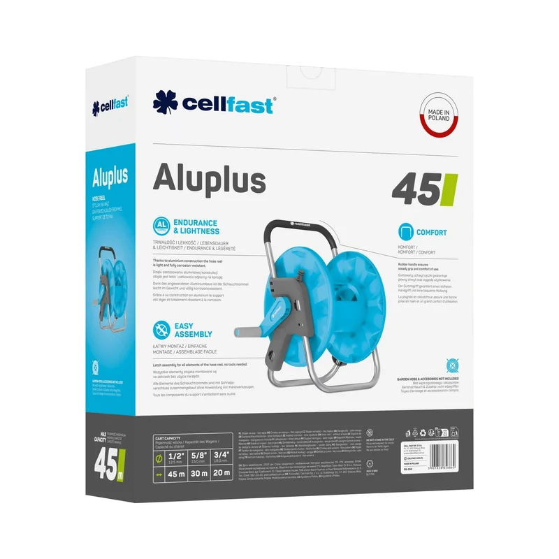 Катушка для шланга (1/2" x 45 м) ALUPLUS  CELLFAST 3