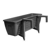 Suport jardiniera Happy Plants set 2 buc. (antracit) 2