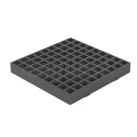 Grila pentru Camin pluvial 144 x 144 mm (negru) 334  CHUDEJ