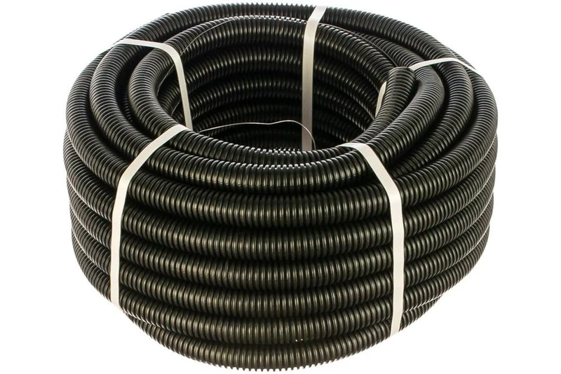 Teava D. 16 PVC gofrat cu sonda (tip greu) L=100 m 750N  COURBI 3