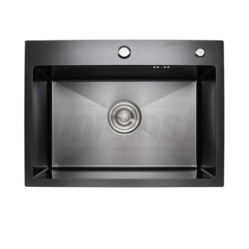 Chiuveta de bucatarie inox  ZH 5843 (nano black)