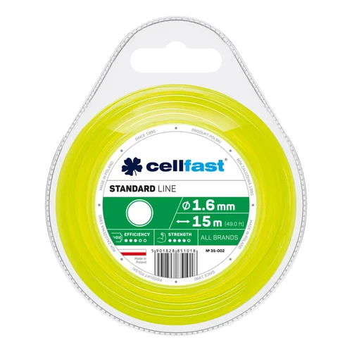 Fir motocoasa rotunda STANDARD 1.6 mm (15 m) CELLFAST