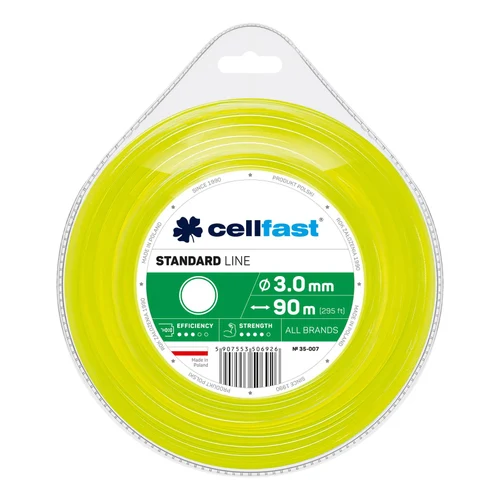 Fir motocoasa rotunda STANDARD 3.0 mm (90 m) CELLFAST