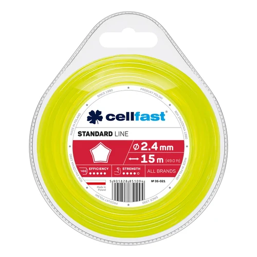 Fir motocoasa stea STANDARD 2.4 mm (15 m) CELLFAST