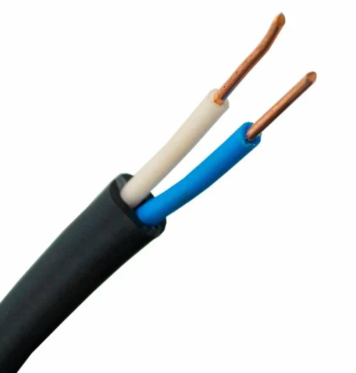 Кабель ВВГ Пнг LS медный 2 x 2.5 в изоляции (черный) L=100 м