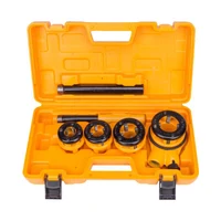 Комплект для нарезки резьбы 1/2", 3/4", 1", 1.1/4"  Professional  DINGQI