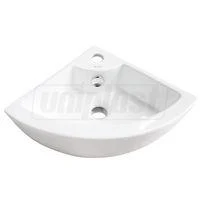 Lavoar de colt 315 x 315 x 125 mm (cu fixator) STR4299  CERANO