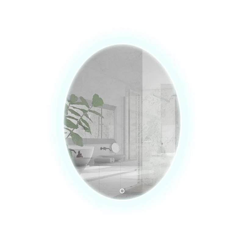 Oglinda pentru baie LED 6000K (oval) 60 x 80 cm IP44  UNIPLAST 3