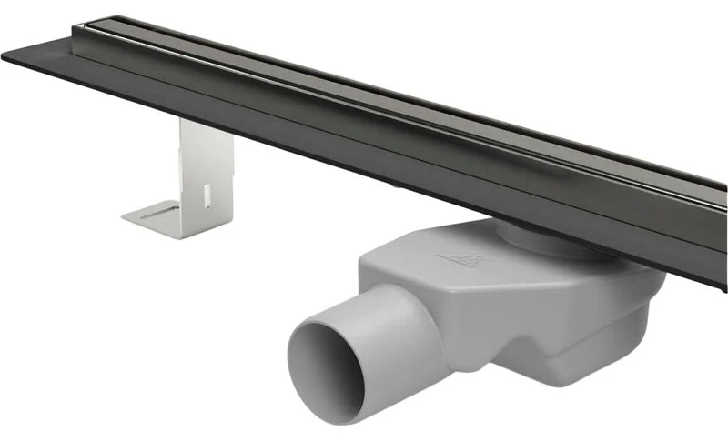Rigola de dus lineara SLIM LINE set  700 x 35 mm D. 50 x 90° PREMIUM BLACK  CHUDEJ 2