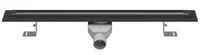 Rigola de dus lineara SLIM LINE set  700 x 35 mm D. 50 x 90° PREMIUM BLACK  CHUDEJ