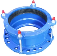 Adaptor flansa fonta larga toleranta pentru tevi otel/fonta/PE D.400 (410-436) PN10/16  WATO