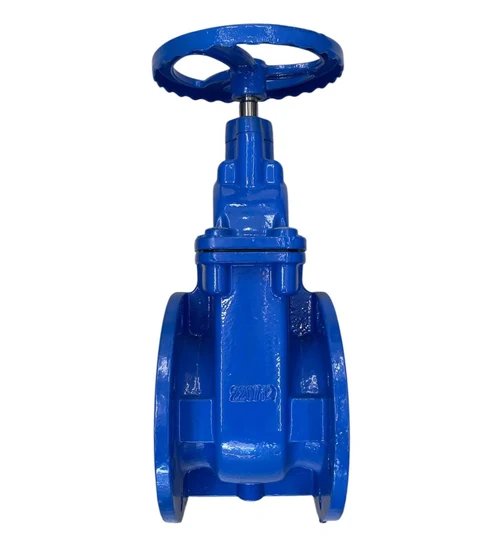 Задвижка чугунная D. 80 PN16 бронзовый клин DIN3352-F4 (L=180 мм) (8 отверстий)  UNV
