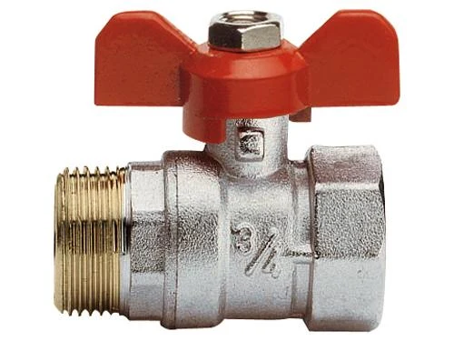Кран шаровый D.  3/4" П/М /л PN25