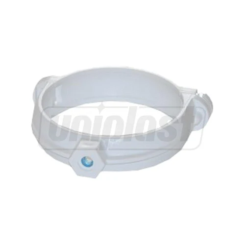 Bratara PVC de prindere burlan D. 80 (alba) (fara diblu) CNM80B  FIRST PLAST