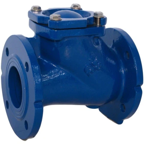 Обратный клапан D.100 фланцевый, чугунный PN10/16 L=300 мм (8 отверстий)  UNV