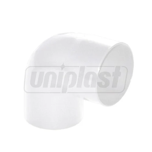 Cot burlan PVC D. 80 x 87° (alb) CL87080B  FIRST PLAST