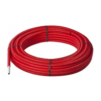 Teava PEXb  HAKAN +GF+ cu bariera de oxygen + tub gofrat de protectie (rosu) D. 16 (podea calda) L=100 m 2
