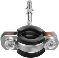 Colier metalic pentru teava cu garnitura din cauciuc si diblu (set) D. 20 mm - 3/4" (26-30 mm) M8 K 3