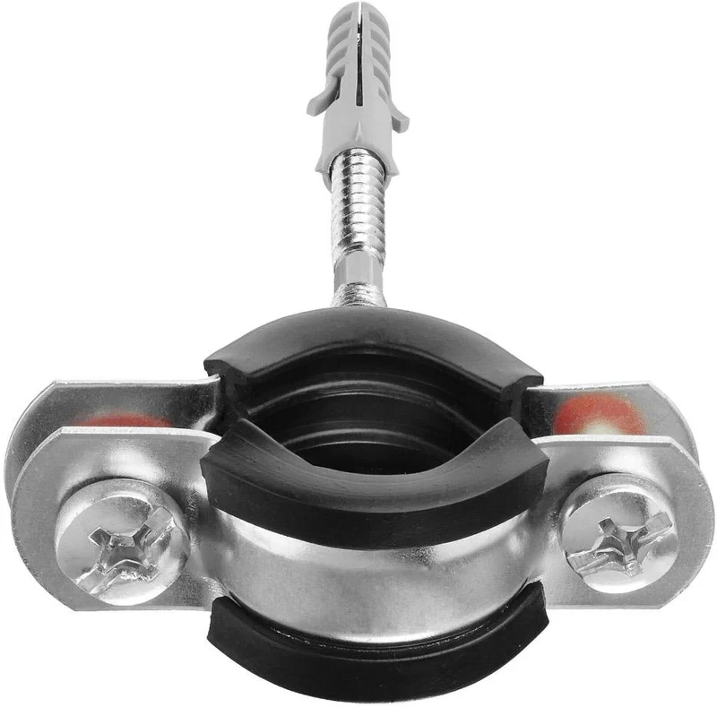 Colier metalic pentru teava cu garnitura din cauciuc si diblu (set) D. 25 mm - 1" (32-36 mm) M8 K 3