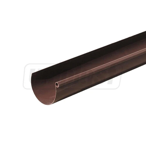 Jgheab PVC semicircular D.125 L=4 m (maro) GRN125M  FIRST PLAST