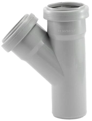 Ramificatie PP D. 32 x 32 / 45° (gri)  TP/PS